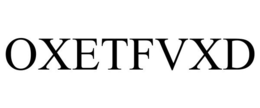 OXETFVXD trademark