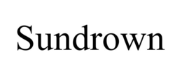 SUNDROWN trademark