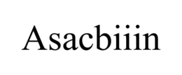 ASACBIIIN trademark