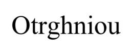 OTRGHNIOU trademark