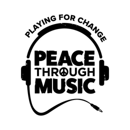 PLAYING FOR CHANGE PEACE THROUGH MUSIC trademark