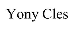 YONY CLES trademark