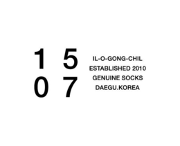 15 07 IL-O-GONG-CHIL ESTABLISHED 2010 GENUINE SOCKS DAEGU.KOREA trademark