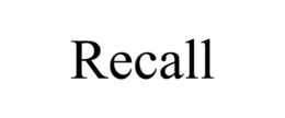 RECALL trademark