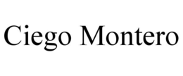 CIEGO MONTERO trademark