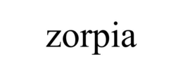 ZORPIA trademark