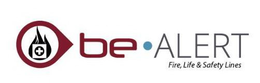 BE· ALERT FIRE, LIFE & SAFETY LINES trademark