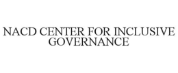 NACD CENTER FOR INCLUSIVE GOVERNANCE trademark