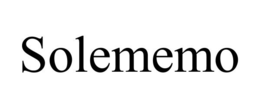 SOLEMEMO trademark