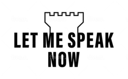 LET ME SPEAK NOW trademark