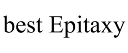 BEST EPITAXY trademark