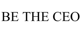 BE THE CEO trademark