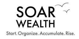 SOAR WEALTH START. ORGANIZE. ACCUMULATE. RISE. trademark