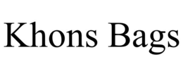 KHONS BAGS trademark