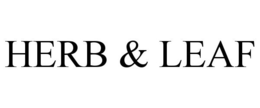 HERB & LEAF trademark