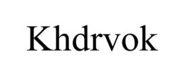 KHDRVOK trademark