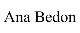 ANA BEDON trademark