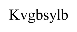 KVGBSYLB trademark