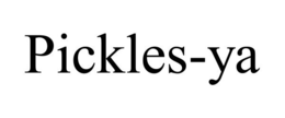 PICKLES-YA trademark