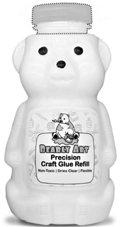BEARLY ART PRECISION CRAFT GLUE REFILL NON-TOXIC DRIES CLEAR FLEXIBLE trademark