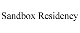 SANDBOX RESIDENCY trademark