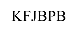 KFJBPB trademark