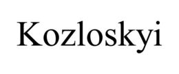 KOZLOSKYI trademark