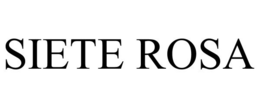 SIETE ROSA trademark