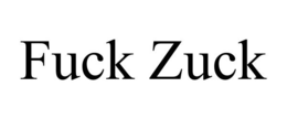FUCK ZUCK trademark