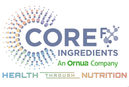 CORE FX INGREDIENTS AN ORNUA COMPANY HEALTH THROUGH NUTRITION trademark
