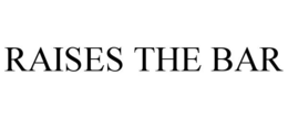 RAISES THE BAR trademark