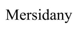 MERSIDANY trademark