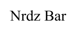 NRDZ BAR trademark