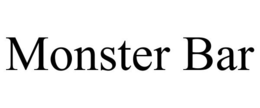 MONSTER BAR trademark