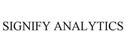 SIGNIFY ANALYTICS trademark