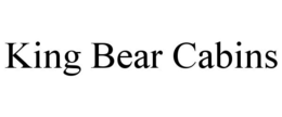 KING BEAR CABINS trademark