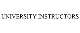 UNIVERSITY INSTRUCTORS trademark