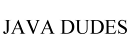JAVA DUDES trademark