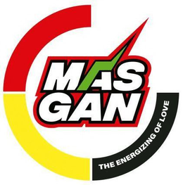 MAS GAN THE ENERGIZING OF LOVE trademark