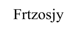 FRTZOSJY trademark
