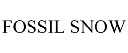 FOSSIL SNOW trademark