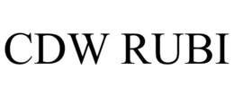 CDW RUBI trademark