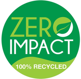 ZERO IMPACT 100% RECYCLED trademark