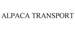 ALPACA TRANSPORT trademark