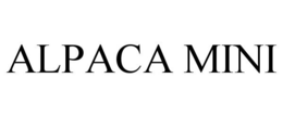 ALPACA MINI trademark