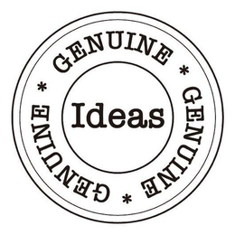 GENUINE GENUINE GENUINE IDEAS trademark