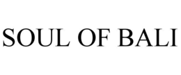 SOUL OF BALI trademark
