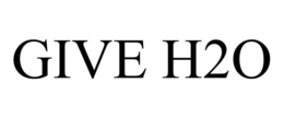 GIVE H2O trademark