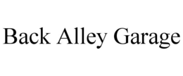 BACK ALLEY GARAGE trademark