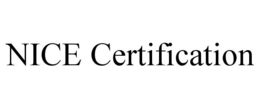 NICE CERTIFICATION trademark